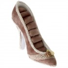 Стойка за бижута, обувка, кафе, полирезин, 15х15х12 см