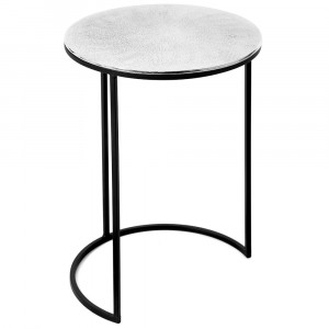 Алуминиева кръгла масичка, Ф35х48 см