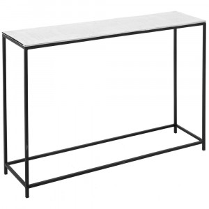 Алуминиева конзолна маса, 99х25х70 см