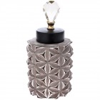 Керамичен буркан с кожен капак, Ф17х32см