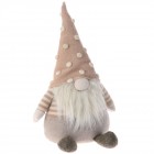 Джудже от плат, сиво и розово, 45 см