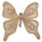 Пеперуда кадифе с маниста, шампанско, 20 см