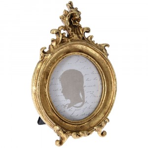 Фото рамка, полирезин, злато, 10х15 см