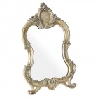 Настолно огледало, полирезин, злато и сребро, 26х39 см