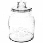 Буркан прозрачно стъкло, Ф19х26 см