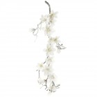Гирлянд заскрежена магнолия, бяла, 125 см