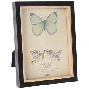 Фото рамка с кант, дърво, венге,  20х25 см