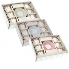 Комплект  6 бр. чашки за кафе , 3 цвята