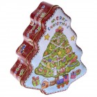 Метална кутия, елха, 18х15х6 см