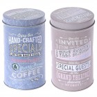 Метална кутия с капак  лила, 2 модела, 9х15 см