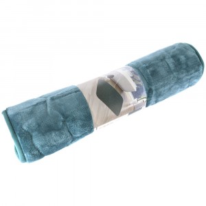 Постелка за баня, зелена, 75х45 см