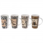 Керамична чаша SASSY, 4 модела, 9х13 см