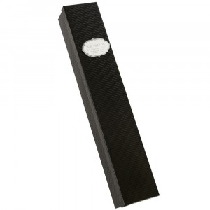 Подаръчна кутия за цвете, черна , 50х9х7 см