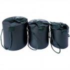 Картонена кутия с панделка, тъмно синя, комплект 3 бр.,Ф14х14/17х19/20х25 см