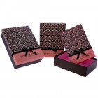 Картонена кутия черна  ESPECIALLY  FOR YOU, комплект 3 бр.,25х16х7/27х19х8/29х21х9 см