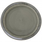 Керамична чиния, графит, Ф 28 см