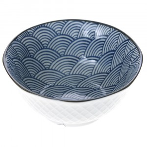 Керамична купа, синя, Ф15 см