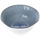 Керамична купа, сини линии, Ф 15 см