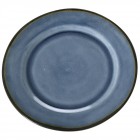Керамична чиния, синя, Ф 22 см