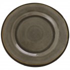 Керамична чиния, петролено, Ф 28 см