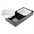 Комплект керамични купички, квадрат, 33х17х6 см