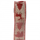 Панделка щампа, гора, червена, 6,5 Х 9,1 М