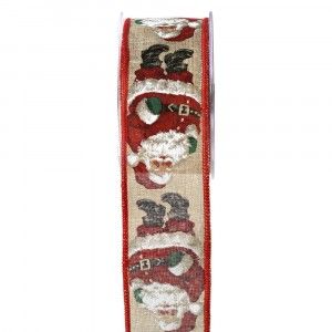 Панделка зебло щампа, Дядо Коледа, 5,3 Х 9,10 М