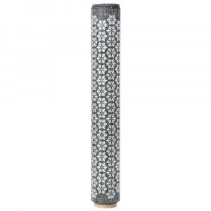 Опаковъчна ролка сива с бели снежинки , 50 Х 5 М