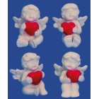 Ангел и червено сърце 4.5CM