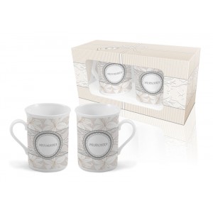 Комплект чаши  порцелан MUG “ НЕГОВАТА / НЕЙНАТА“, 300ml