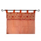 Оранжева органза перде,1м.,220 см.(1/36)