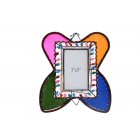 Рамка кожа пеперуда,цветна,26см.,1м.(2/24)