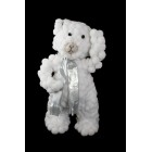 Снежен мечо-поздрав,45 см.(1/6)