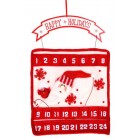 Плат ДК,Снежко календар, 50х50см.