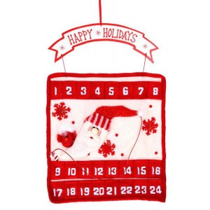 Плат ДК,Снежко календар, 50х50см.