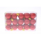 Топки червени мат S/30,3см.