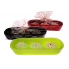 Свещ 3 рози-продълговата,3 цв.26х10х5 см. (1 /24)