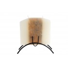 Свещ охлювчета, 2 фитила ,18х18см.( 1 /24)