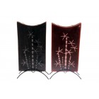 Свещ палми продългов., 2фитила,15х30см., 2цв(1/12)