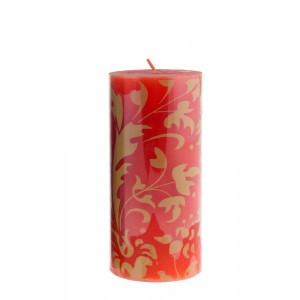 Свещ колона, оранжева цвет ,15см.,1м.(12/24)