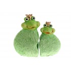 Жабки плюш с коронки S/2,18см.(1/16)