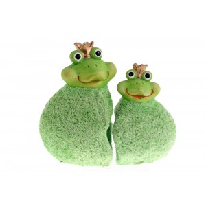 Жабки плюш с коронки S/2,18см.(1/16)
