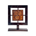 Рамка на постамент,3 кръгчета,42х11х55см.(1/6)