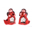 Светилник ангелчета 2 м. 12х9 см. ( 4/64)