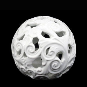 Порцелан  топка ажур 1, 15 см.(1/18)