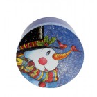 Кутия кръг Снежко средна, Ф-14.5 см