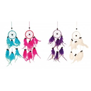 Ловец на сънища цветен, 6см, 4 мод./12