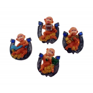 Маймунки с парички  магнити 7CM