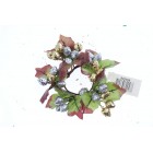 Кол. кранц лешник сребро/злато 16x15 см. (1/576)