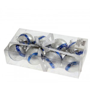 Топка сребро рисувани S/8 2м. 6см. (1/32)